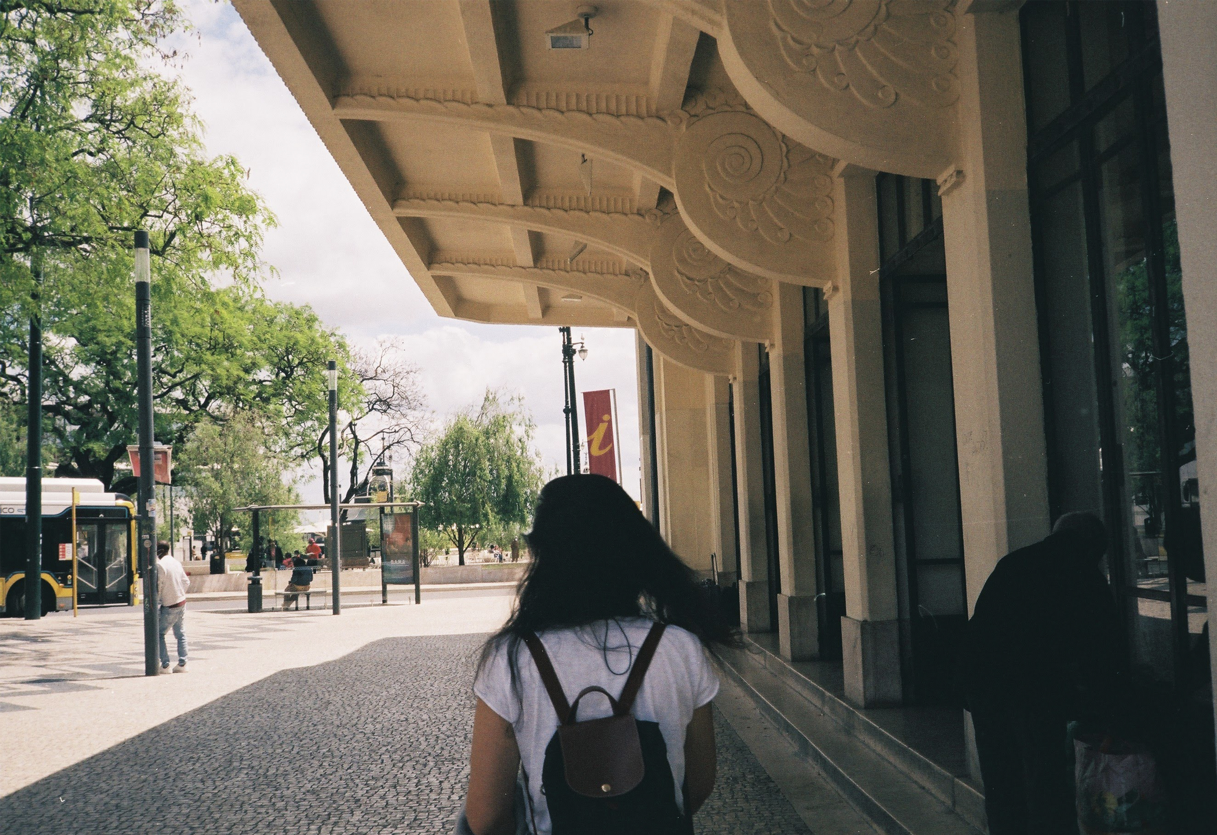 me walking in lisbon, analog